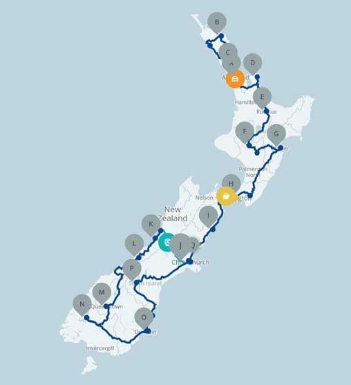 Neuseeland Rundreise Luxusrese 4 Wochen Selbstfahrer Neuseelandreise 3 Wochen Mietwagenreise Neuseelan spezialist Neuseelandreise premium exklusiv urlaub buchen